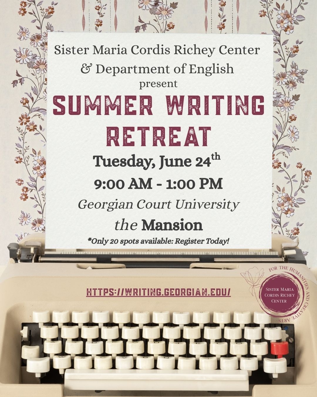 Summer Writers Retreat 2025 Final Draft Summer Writers Retreat 2025 Final Draft